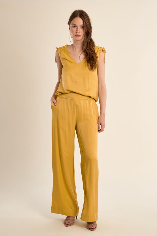 Molly Bracken Straight Flow Top - Gold