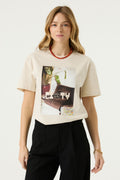 Garcia T/Shirt with Graphic - Beige.