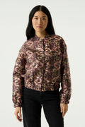 Garcia Bomber with Gold / Pink & Brown.