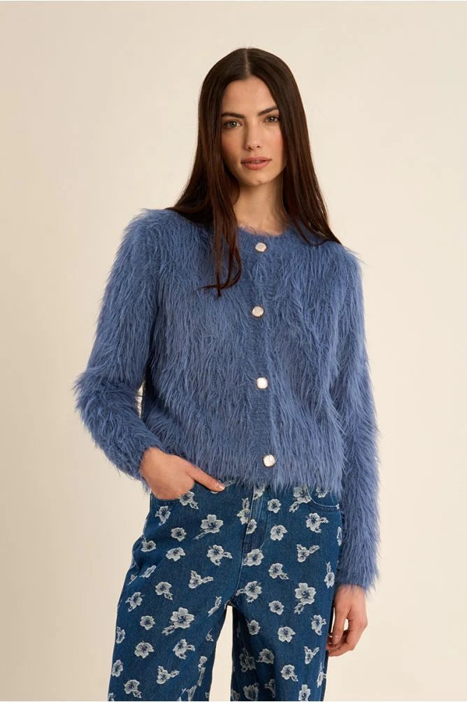 Molly Bracken Cardigan - Denim Blue.