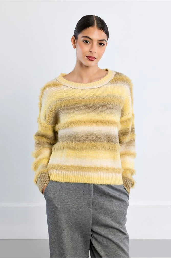 Molly Bracken GTie Dye Jumper - Green Mix.
