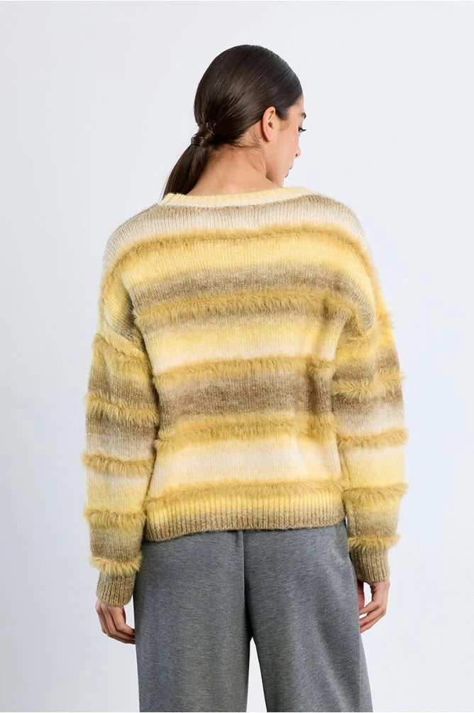 Molly Bracken GTie Dye Jumper - Green Mix.