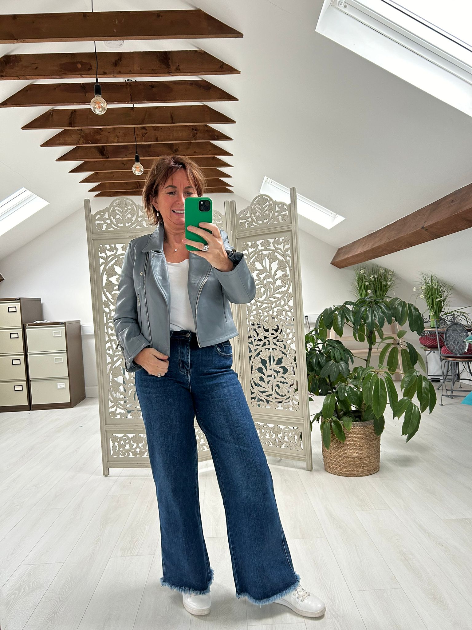 Bolongaro Trevor Minimal Leather Biker Jacket-Tradewinds