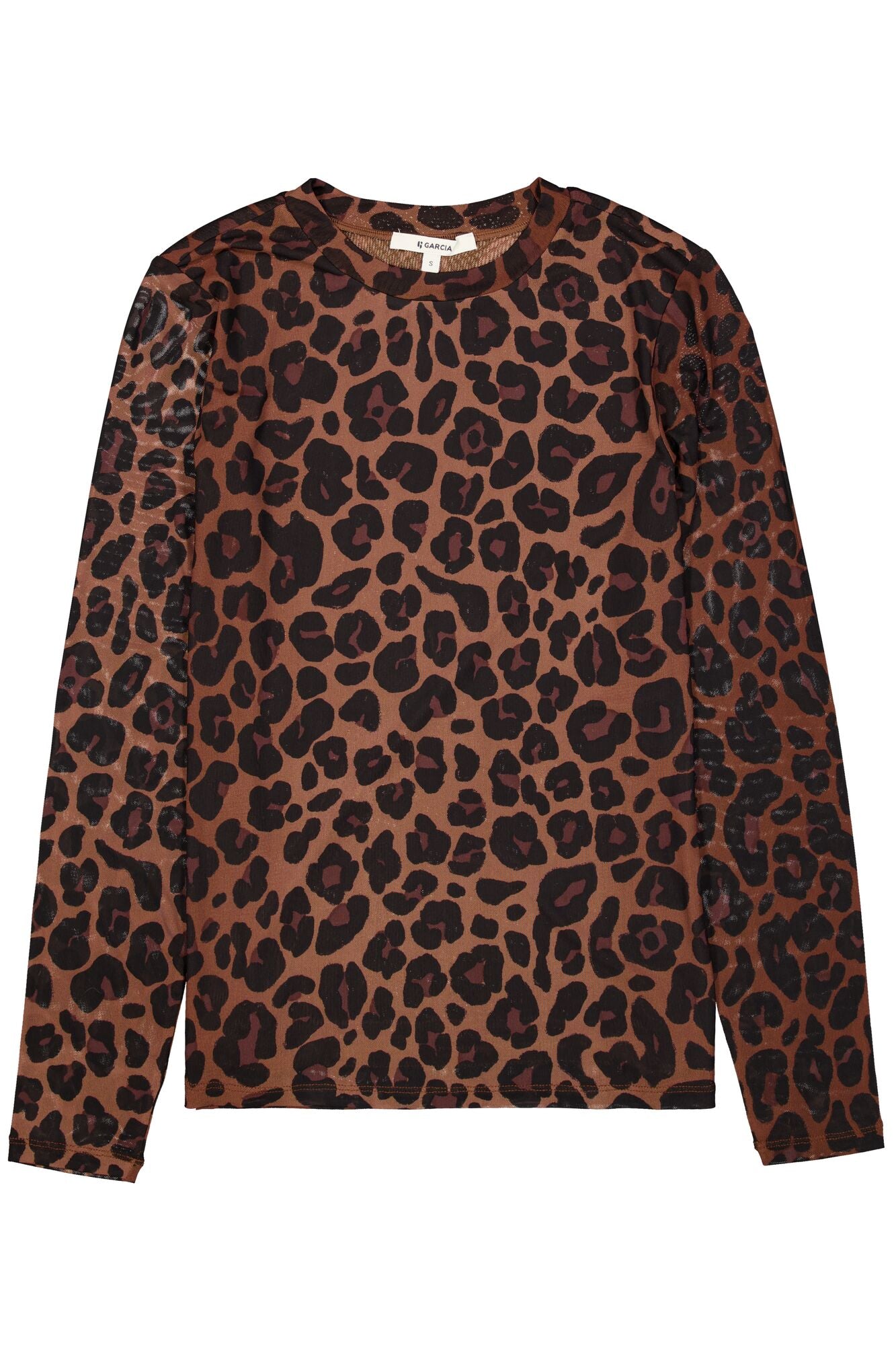 Garcia Mesh Top - Leopard Print.