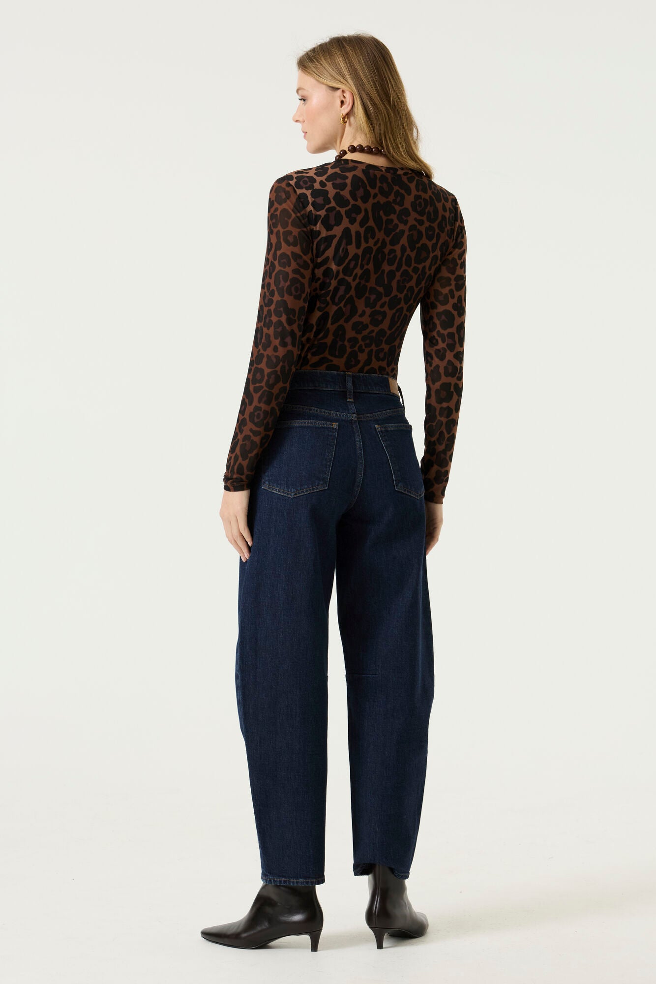 Garcia Mesh Top - Leopard Print.