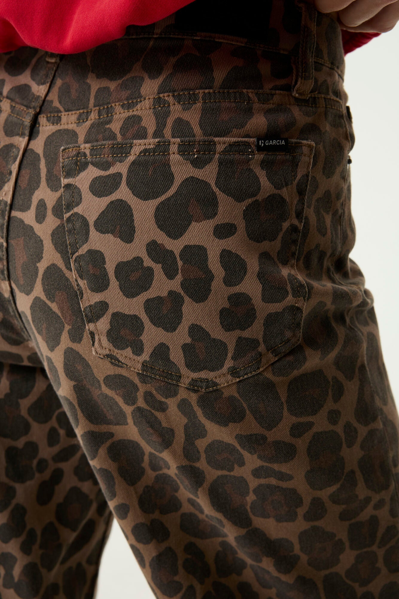 Garcia Barrel Trousers - Leopard