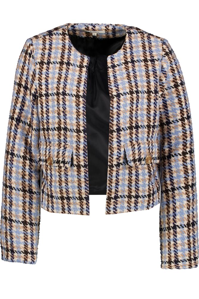 Garcia Tweed Jacket-Black Check