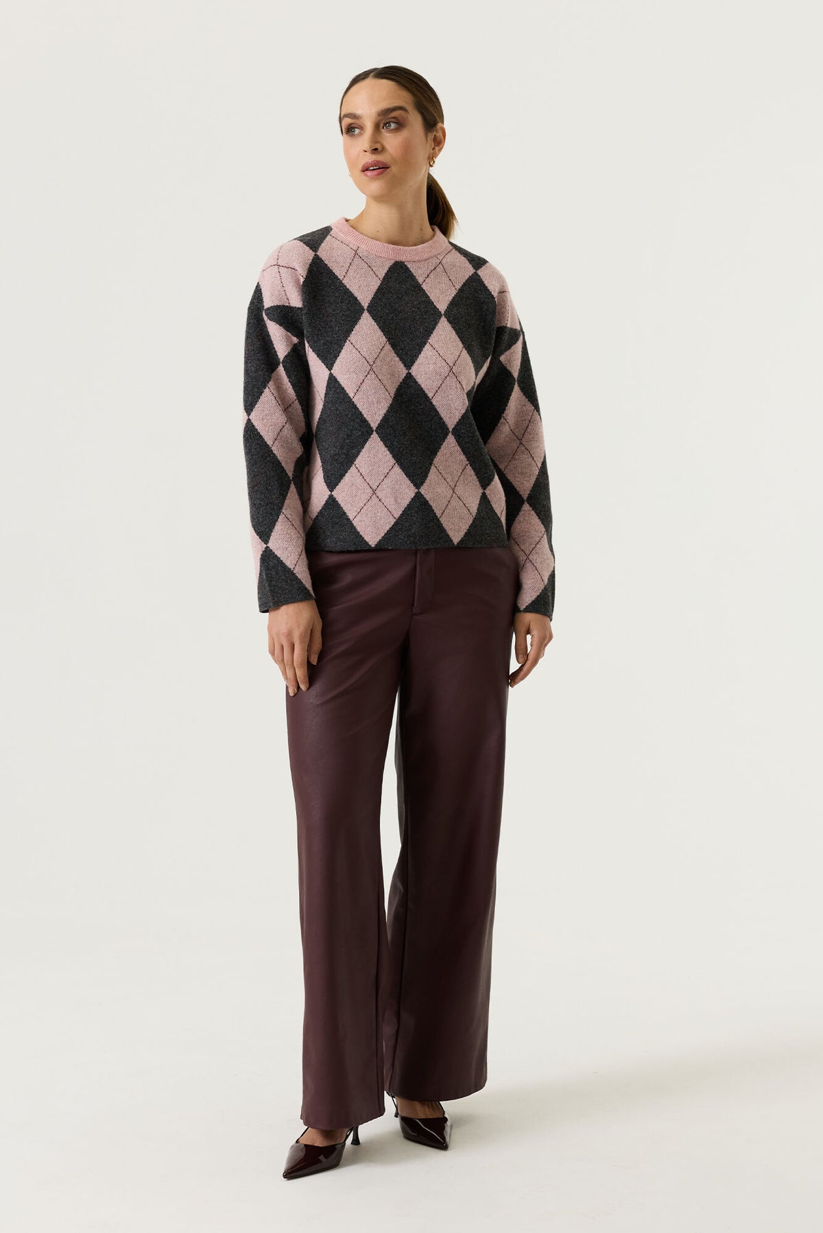 Garcia Diamond Jumper - Pink Mix