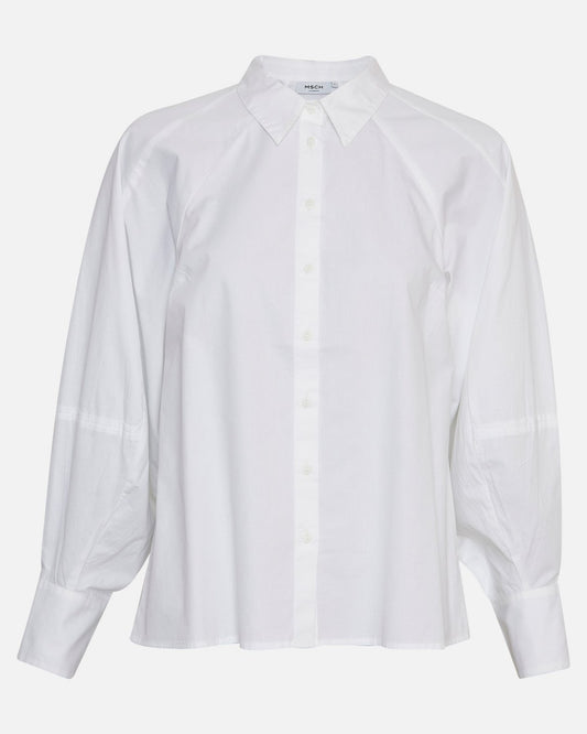 MSCHJosetta Petronia Raglan Shirt-BRIGHT WHITE