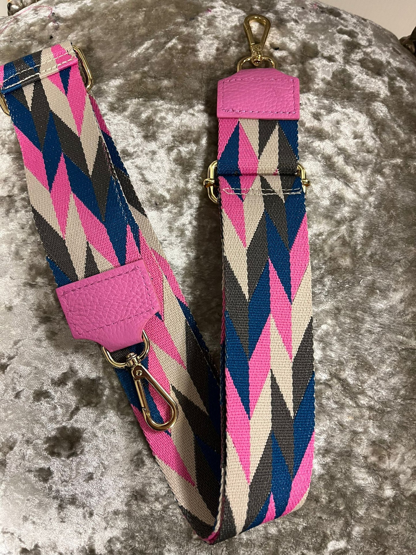 Kyla Detachable strap for Ellie B bag-Blue/Ceres