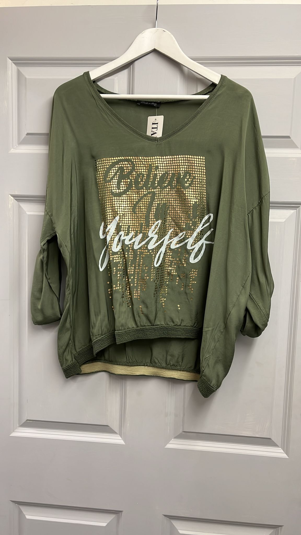 Kyla Believe in Yourself top-Green