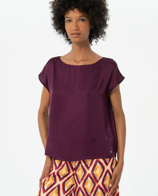 FITZ + EDDI Cropped Henley - Women's Shirts/Blouses in Seagrass