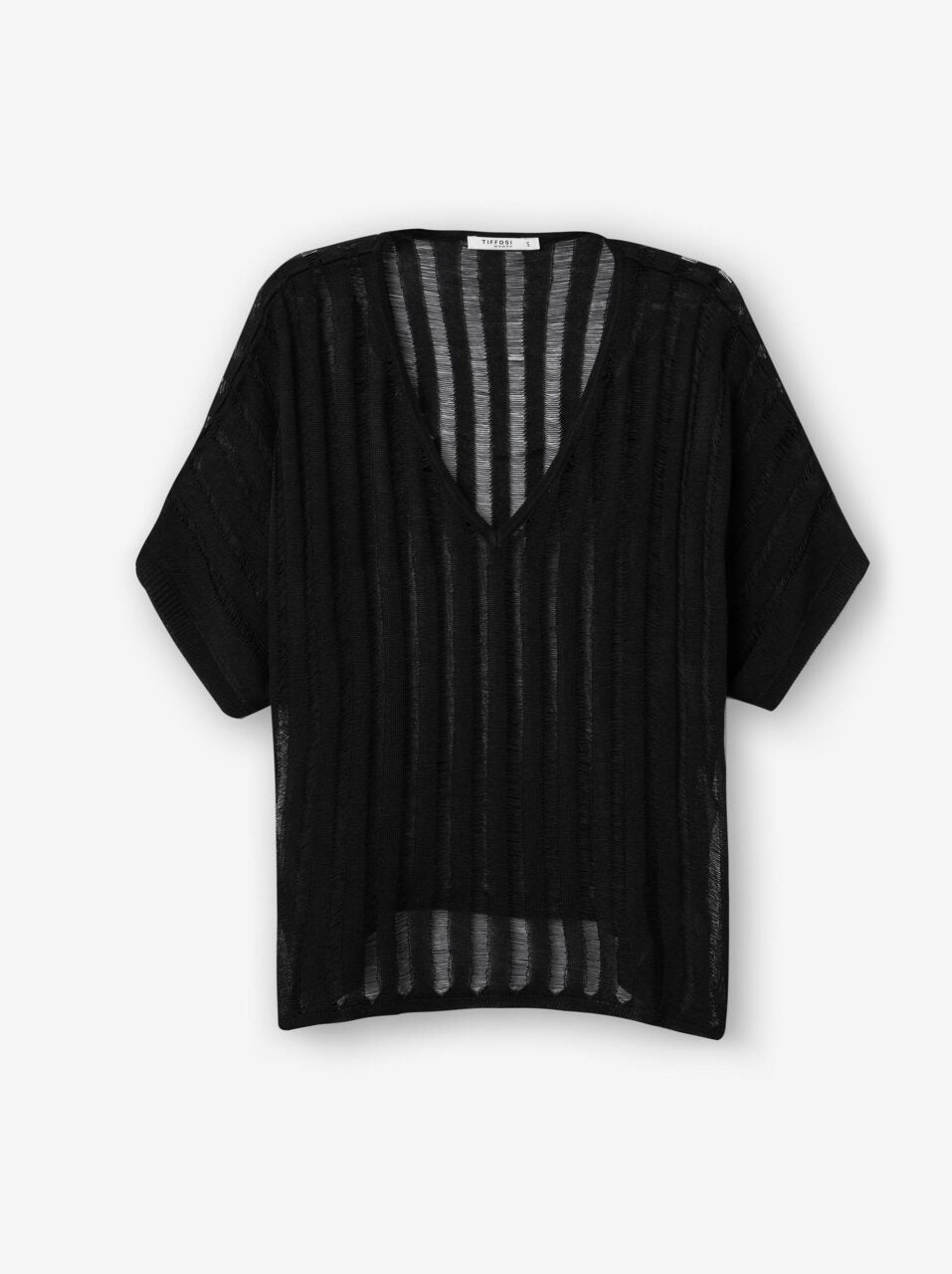 Tiffosi Sweater S/S Boccadasse-Black