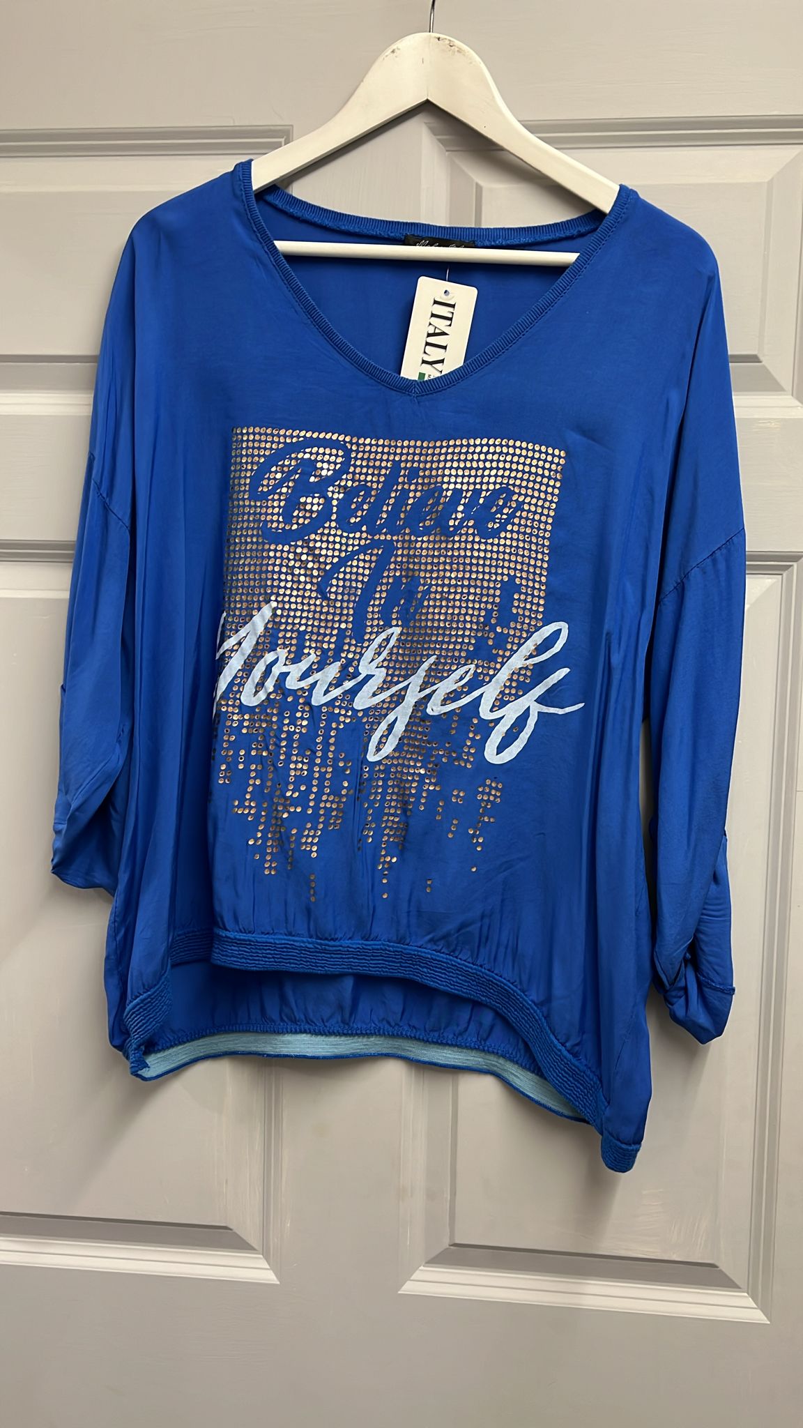 Kyla Believe in Yourself top-Blue