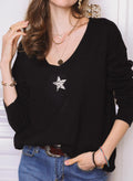Sarah John Marie Jumper-Black