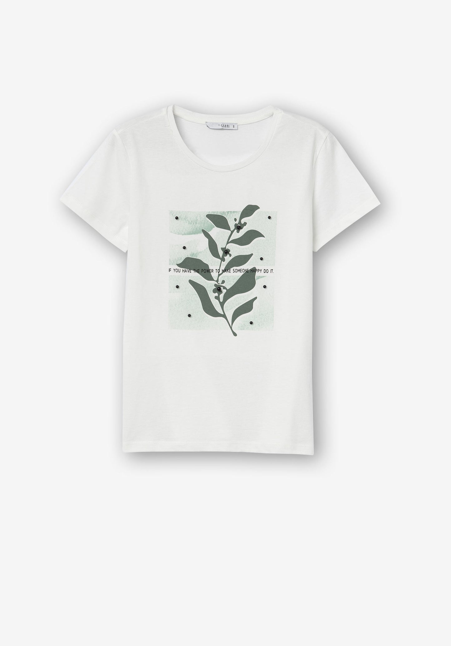 Tiffosi T-shirts S/S Pareia-Star White