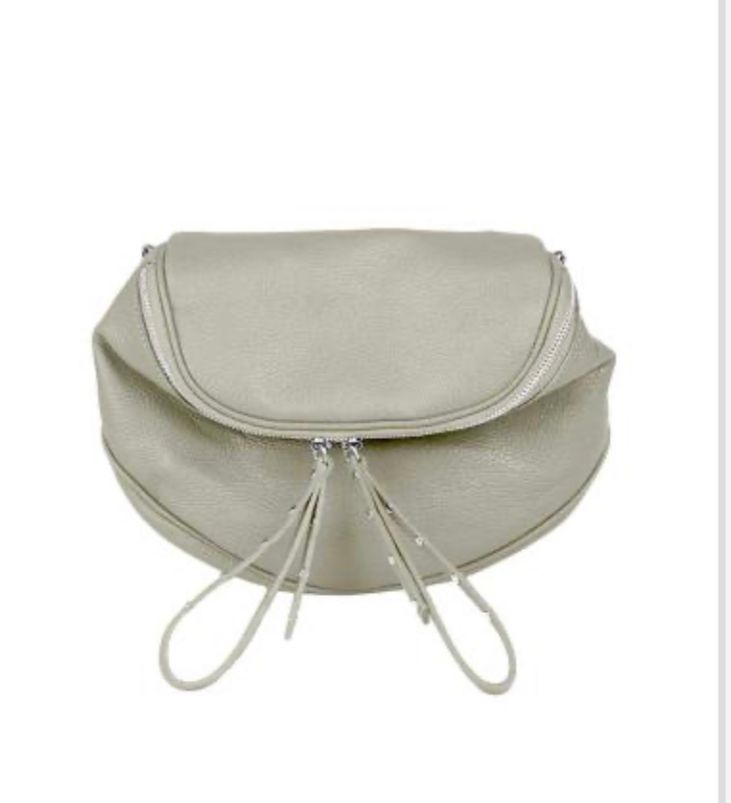 Fashion PO Leather cross body bag with strap-Cream